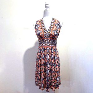 Womans Wisp Ryenne Jersey Print Dress Petite 2